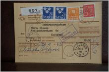 Frimärken  på adresskort - stämplat 1963 - Bromma - Karlstad