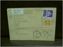 Paketavi med stämplade frimärken - 1967 - Malmö 10 till Skåre