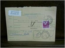 Paketavi med stämplade frimärken - 1962 - Stockholm 19 till Munkfors