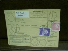 Paketavi med stämplade frimärken - 1967 - Karlstad 1 till Frykåsen