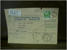 Paketavi med stämplade frimärken - 1964 - Stockholm 4 till Munkfors