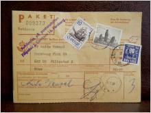 Frimärke  på adresskort - stämplat 1968 - Vetlanda - Filipstad 2
