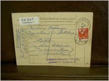 Paketavi med stämplade frimärken - 1961 - Göteborg 1 till Karlstad