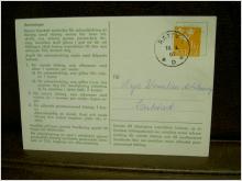 Paketavi med stämplade frimärken - 1967 - Rättvik till karlstad