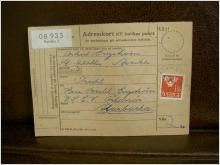 Paketavi med stämplade frimärken - 1961 - Arvika 1 till Älvsbacka
