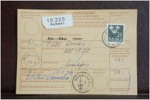 Frimärke på adresskort - stämplat 1964 - Karlstad 1 - Munkfors