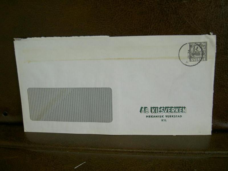 Paketavi med stämplade frimärken - 1962 - Kil