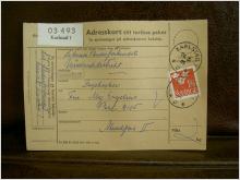 Paketavi med stämplade frimärken - 1961 - Karlstad 1 till Munkfors