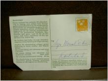 Paketavi med stämplade frimärken - 1964 - Äntervik till Karlstad 1