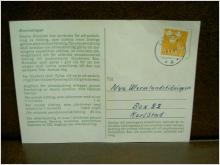 Paketavi med stämplade frimärken - 1964 - Segmon till Karlstad 1