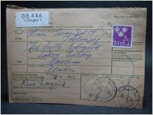 Adresskort med stämplade frimärken - 1962 - Vällingby till Norsbron