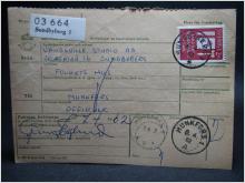 Adresskort med stämplade frimärken - 1962 - Sundbyberg till Munkfors