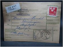 Adresskort med stämplade frimärken - 1962 - Vällingby till Munkfors