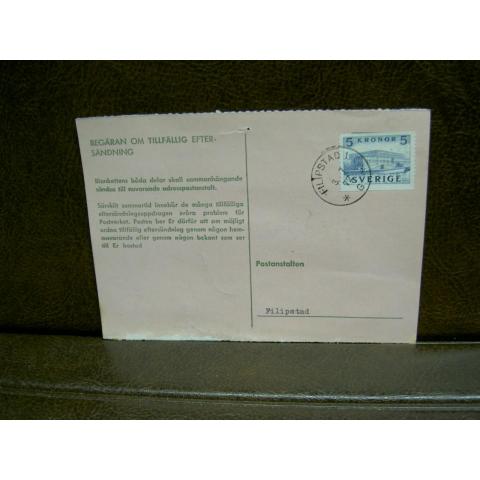 Paketavi med stämplade frimärken - 1972 - Filipstad 1
