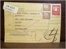 Frimärken på adresskort - stämplat 1962 - Stockholm 1 - Munkfors 1