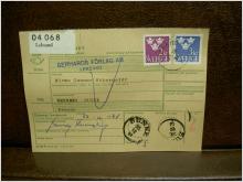 Paketavi med stämplade frimärken - 1964 - Leksand till Sunne
