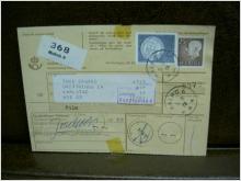 Paketavi med stämplade frimärken - 1972 - Malmö 6 till Karlstad 1