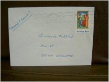 Paketavi med stämplade frimärken - 1977 - Karlstad 1 P till Karlstad