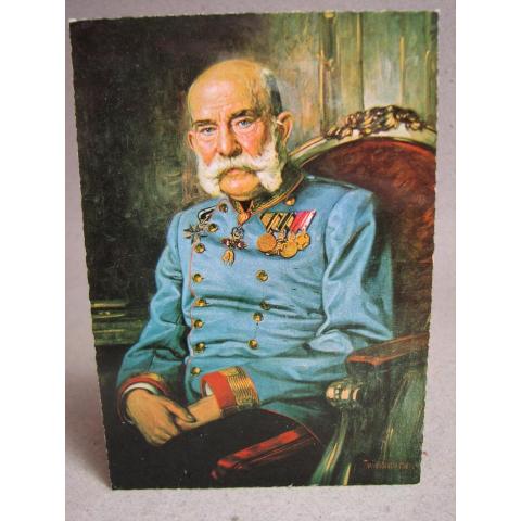 Vykort - Franz Josef - Kejsare av Österrike