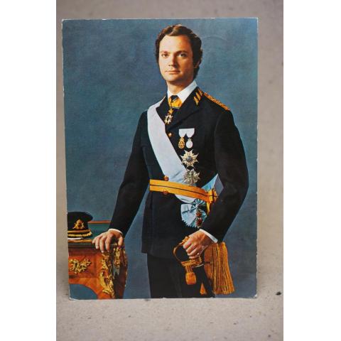 H.M. Konung Carl-XVI Gustaf - stämplad 1975