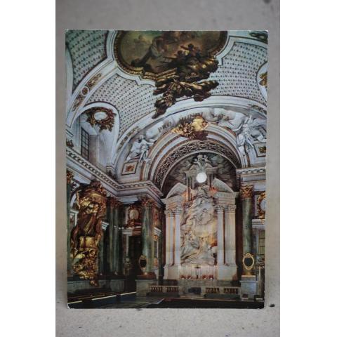 Kungliga slottet interiör   - Oskrivet vykort 