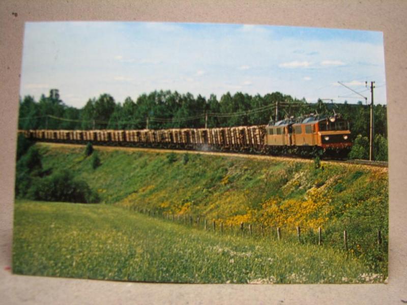 Godståg 6908 Hosjö mellan Korsnäs och Ryggen 1977 - Fin svensk evenemangstämpel Malmö 1980