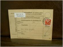 Paketavi med stämplade frimärken - 1961 - Stockholm 3 till Deje