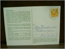Paketavi med stämplade frimärken - 1964 - Rottneros till Karlstad 1