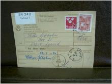Paketavi med stämplade frimärken - 1970 - Karlstad 1 till Lysvik