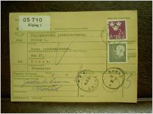 Paketavi med stämplade frimärken - 1964 - Köping 1 till Sunne