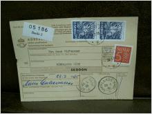 Paketavi med stämplade frimärken - 1965 - Borås 2 till Värmlands säby