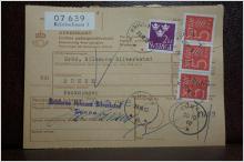 Frimärken  på adresskort - stämplat 1963 - Kristinehamn 1 - Sunne