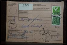 Frimärken  på adresskort - stämplat 1963 - Gravarne - Sunne