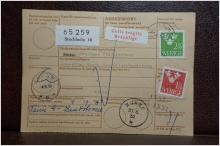 Bräckligt + Frimärken  på adresskort - stämplat 1963 - Stockholm 16 - Sunne