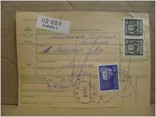 Frimärken  på adresskort - stämplat 1963 - Ludvika 1 - Sunne