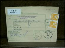 Paketavi med stämplade frimärken - 1964 - Karlstad 2 till Sunne