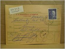 Frimärken  på adresskort - stämplat 1963 - Göteborg 8 - Sunne