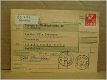 Frimärken på adresskort - stämplat 1967 - Sölvesborg - Värmlands Säby