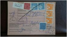 Paketavi med stämplade frimärken - 1964 - Göreborg 31 - Karlstad