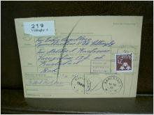 Paketavi med stämplade frimärken - 1965 - Vällingby 4 till Karlstad