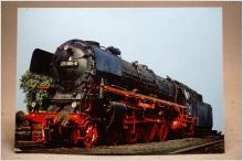 Tyskland - Lok Dreizylinder-Schnellzuglokomotive Baureihe 011  ... Fin Svensk evenemangstämpel / Ortsstämpel - Visby  ..1974