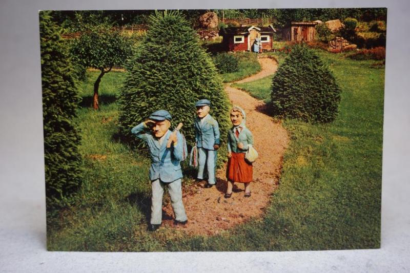 Blomstergården Eringsboda Blekinge  - Ostämplat fint vykort 