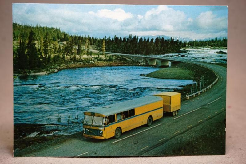 Postbuss i Norrland - Fin Svensk evenemangstämpel / Ortsstämpel Söderköping 1974