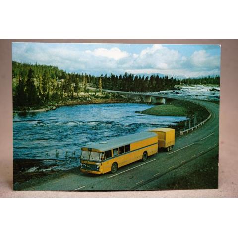 Postbuss i Norrland - Fin Svensk evenemangstämpel / Ortsstämpel Söderköping 1974