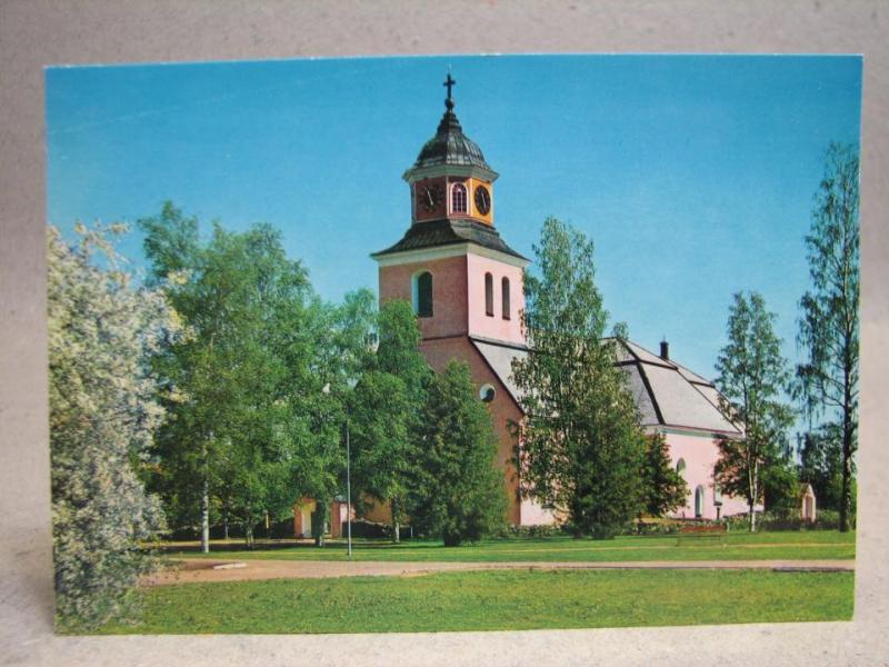 Sollerö  kyrka Dalarna = 2 vykort