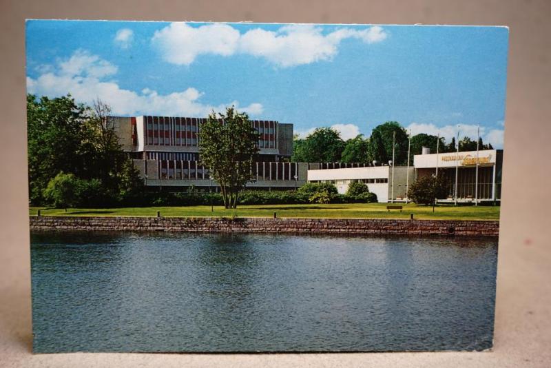 Karlstad - Nya Bibliotekshuset och Sandgrund - Fin Svensk evenemangstämpel / Ortsstämpel Stockholm 1975