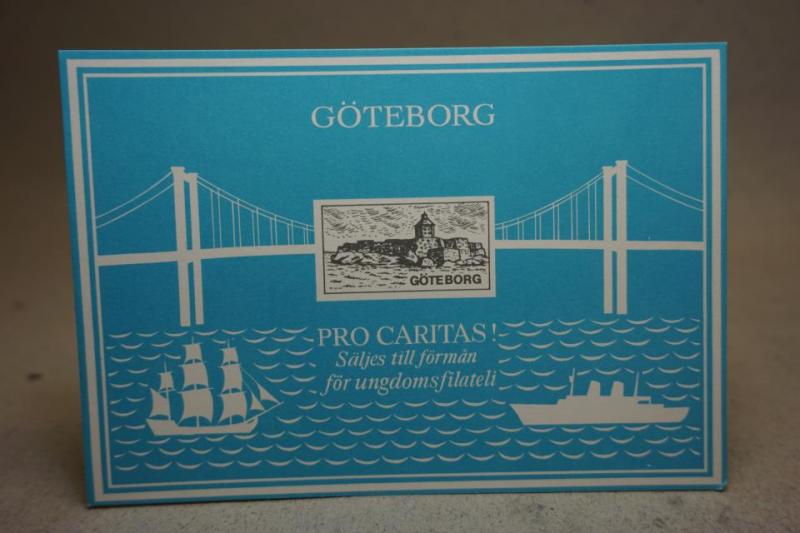 Göteborg Kort som såldes till förmån för ungdomsfilateli