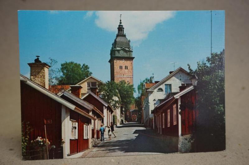 Strängnäs Gyllenhjelmsgatan  - oskrivet äldre vykort