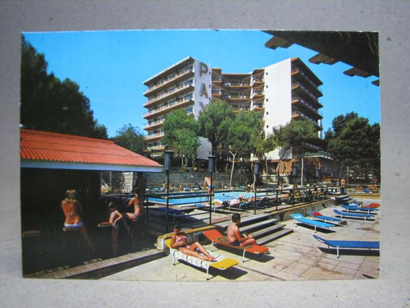 Äldre Vykort - Bad Folkliv - Hotel Pax - Mallorca