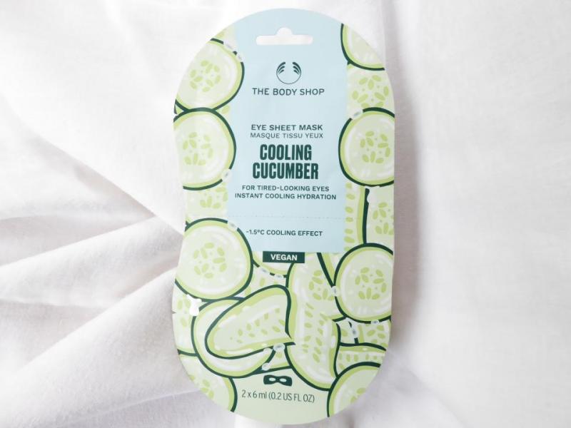 The Body Shop Cooling Cucumber Eye Sheet Mask 2x6 ml 1 förpackning